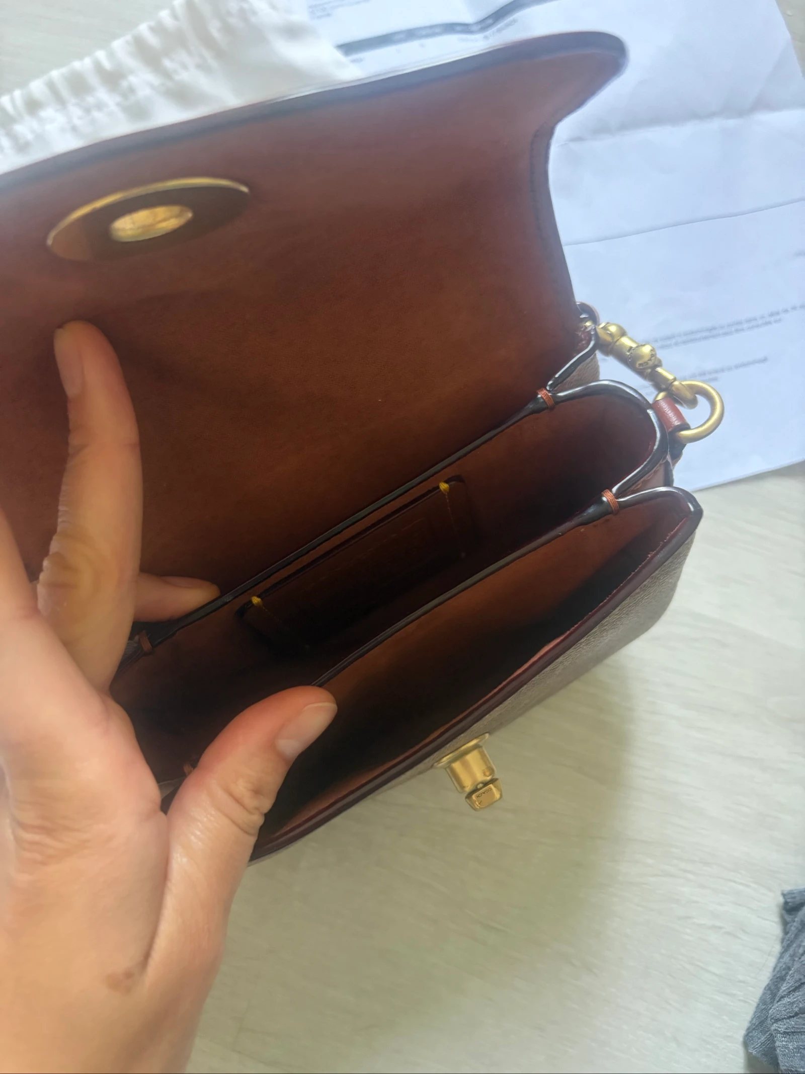 Bolsa de ombro coach Cassie 17 Signature – photo 7